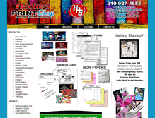 Tablet Screenshot of hpsprinting.com